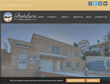 Tablet Screenshot of andalucia-realestate.com